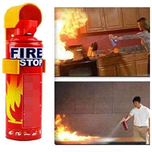 VOILA Fire Extinguisher for Car & Home (500ml), Portable, Compact & Easy to Use, Includes Mounting Stand, Ideal for Car, Taxi, Auto, Vehicle, Home, Office, for Non-Electrical Fire (Pack of 3) - Image 5