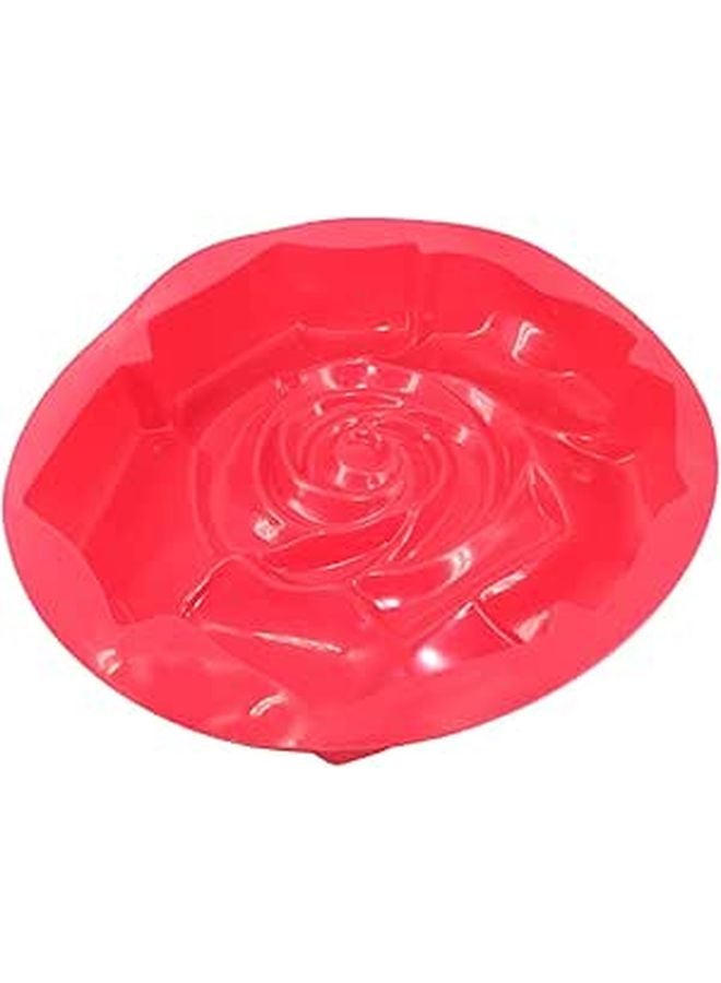 Large Rose Cake Mold Single Cavity Baking Pan For Creative Cake Making Random Color - Image 1