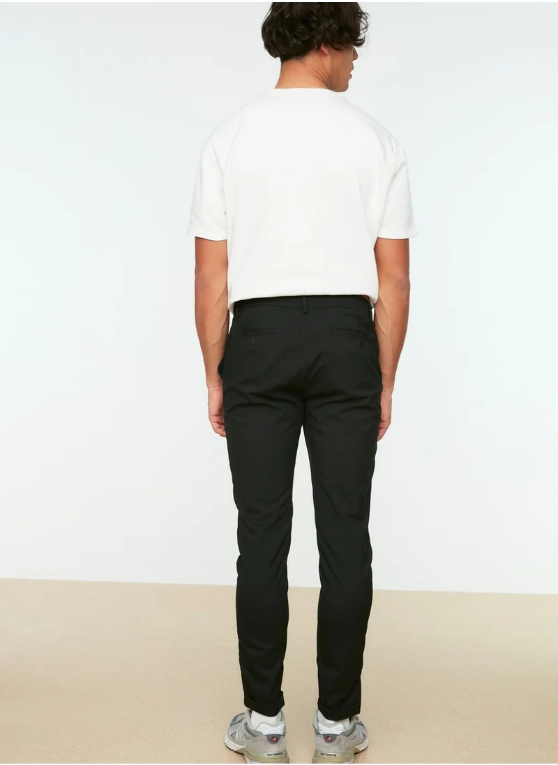 trendyol Slim Fit Lace Up Trousers