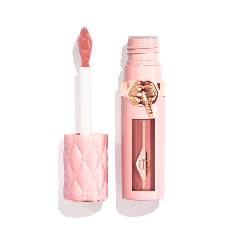 Charlotte Tilbury Pillow Talk Plumpgasm Lip Gloss Hydrating Lip Plumper with Hyaluronic Acid Plumpgasm Heat Ice Technology for Juicy Glossy Fullness FairMedium