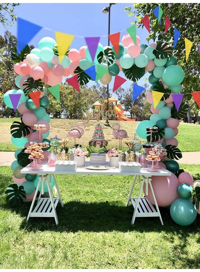 Piokio 100ft Colorful Flag Banner Party Celebrations Graduation Decorations, for Party, Birthdays, Classroom Decorations - Image 3