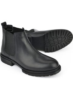 Ziya , Men's Leather Boots 143423Z1975 Black  - Image 4