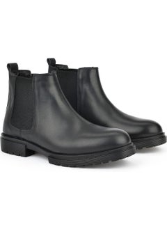 Ziya , Men's Leather Boots 143423Z1975 Black  - Image 3