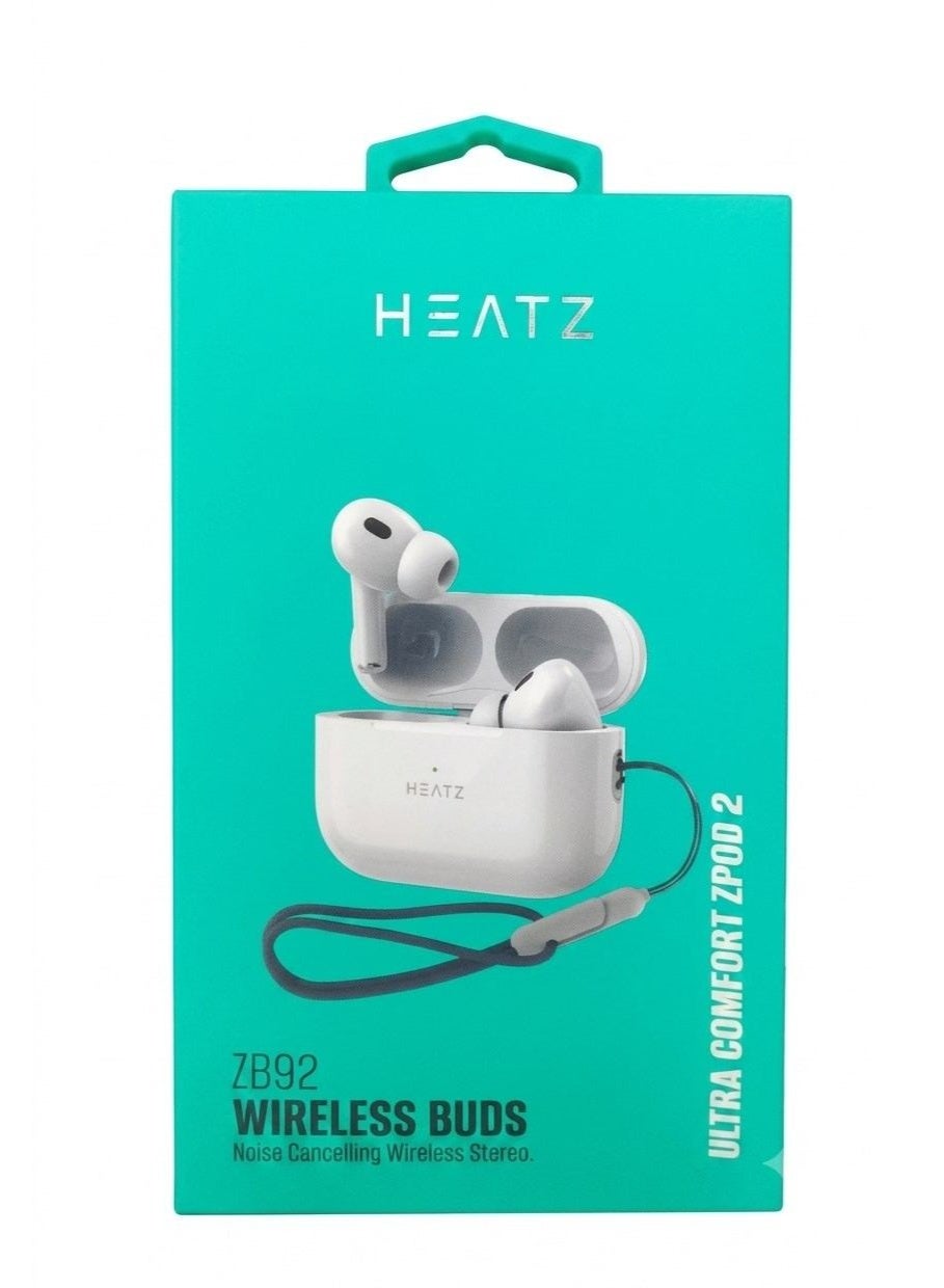 heatz Heatz ZB92 Wireless Earbuds Bluetooth 5 3 Touch Control Noise Cancelling Dual Mi Z509C8F470290B499B5B0Z