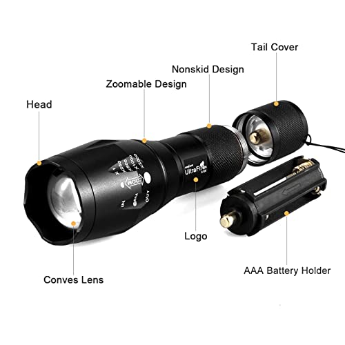 ULTRAFIRE IR Illuminator Flashlight, 850nm Focus Adjustable IR Led Flashlight Infrared Light Torch for Night Vision, Coyote Hog Predator Hunting - Image 5