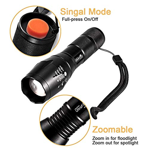 ULTRAFIRE IR Illuminator Flashlight, 850nm Focus Adjustable IR Led Flashlight Infrared Light Torch for Night Vision, Coyote Hog Predator Hunting - Image 3