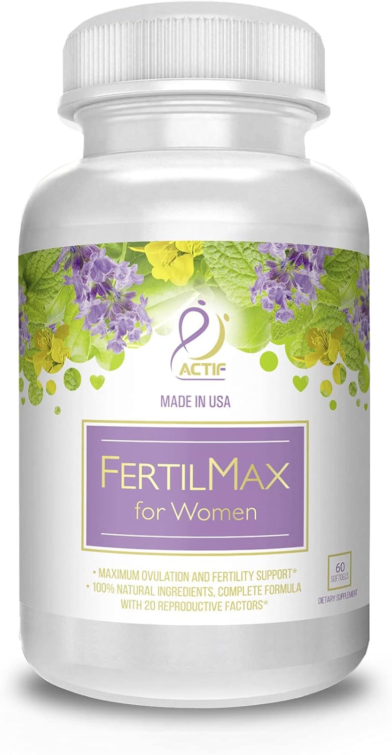 ACTIF FertilMax Fertility Supplement for Women - 60 Softgels - Image 1