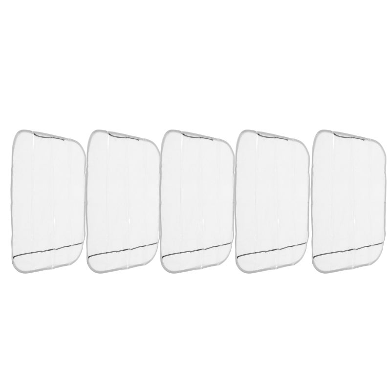 5pcs Car Seat Back Protector Anti-Kick Mat Clear Transparent Back Seat Cover Kick Pad From Dirt And - Image 4