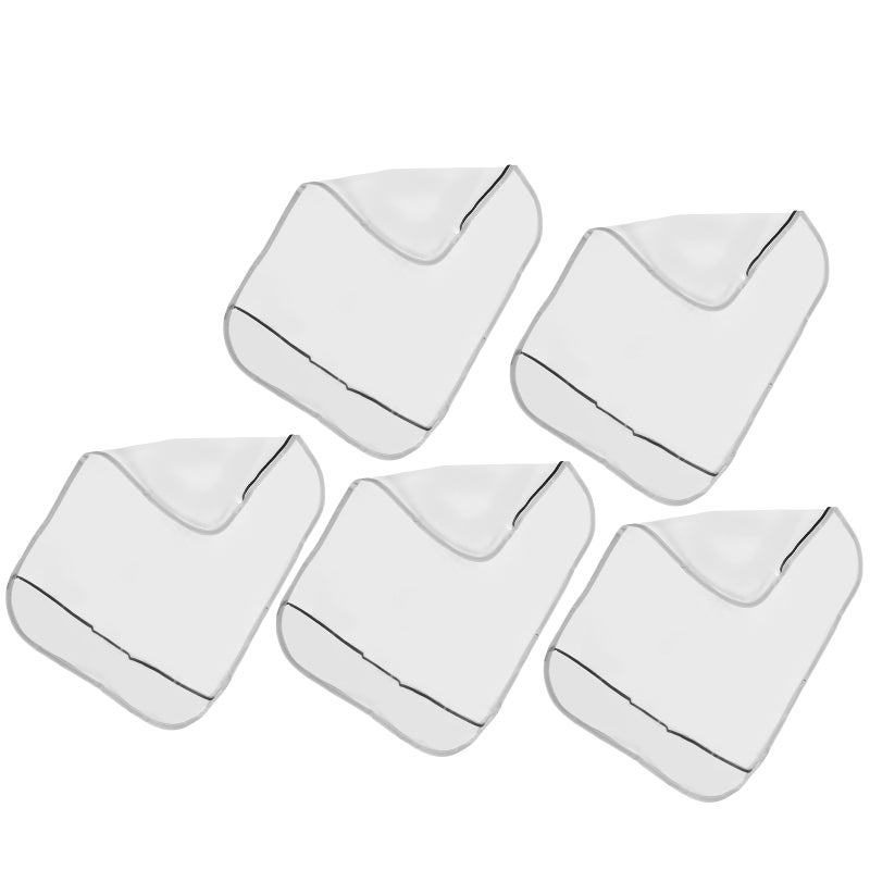 5pcs Car Seat Back Protector Anti-Kick Mat Clear Transparent Back Seat Cover Kick Pad From Dirt And - Image 3