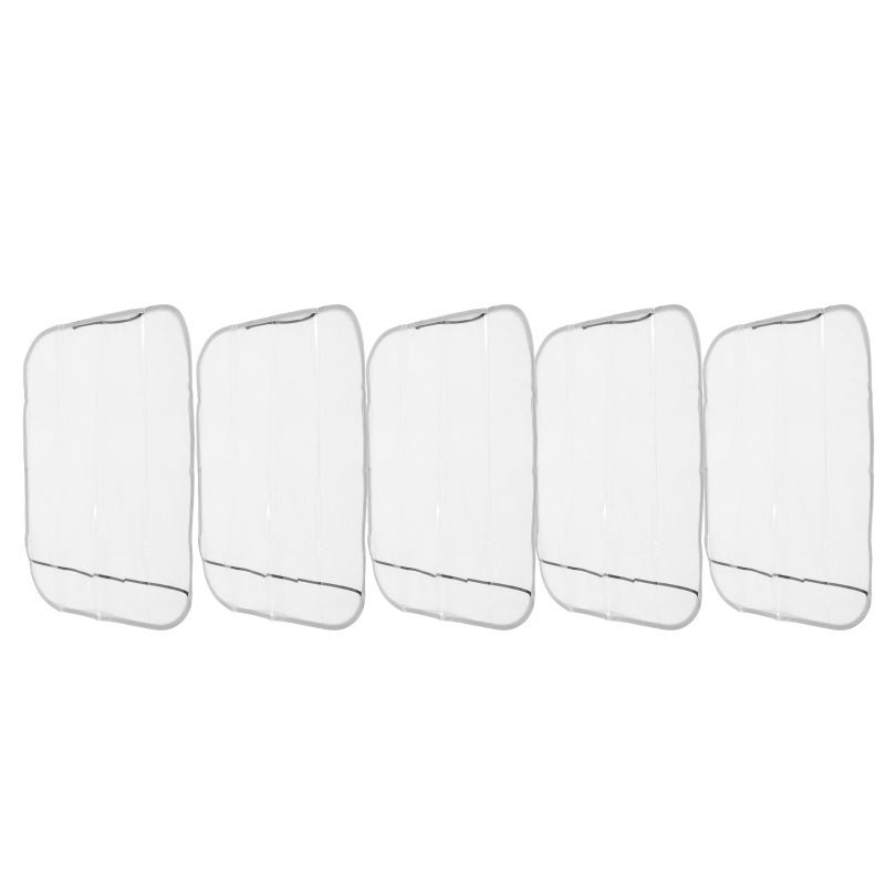5pcs Car Seat Back Protector Anti-Kick Mat Clear Transparent Back Seat Cover Kick Pad From Dirt And - Image 1