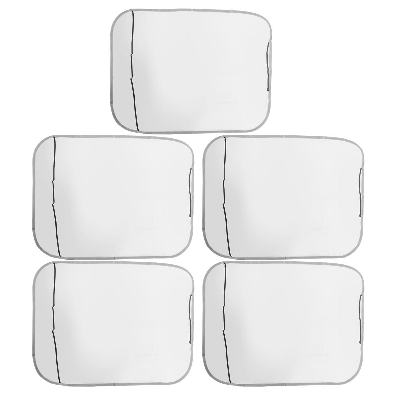 5pcs Car Seat Back Protector Anti-Kick Mat Clear Transparent Back Seat Cover Kick Pad From Dirt And - Image 5