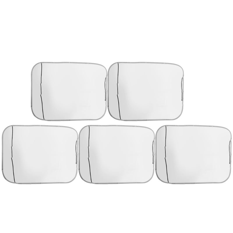 5pcs Car Seat Back Protector Anti-Kick Mat Clear Transparent Back Seat Cover Kick Pad From Dirt And - Image 2