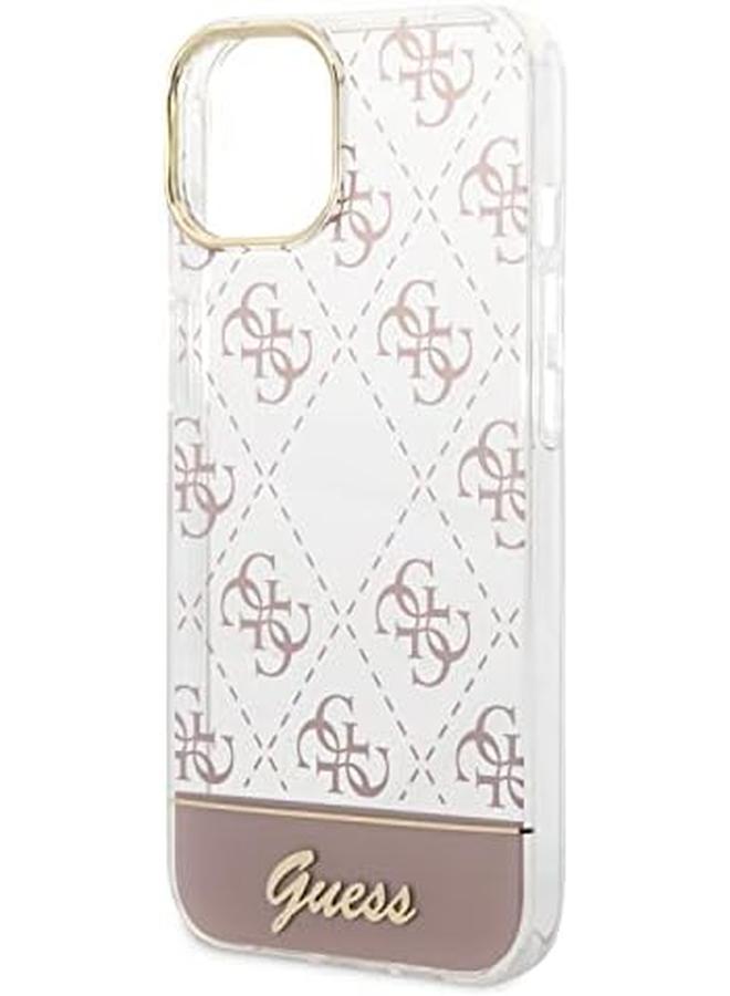 GUESS Guess 4G Electro Script Hard Case For Iphone 14 Max 6.7" Pink Guhcp14Mhg4Mhp - Image 5