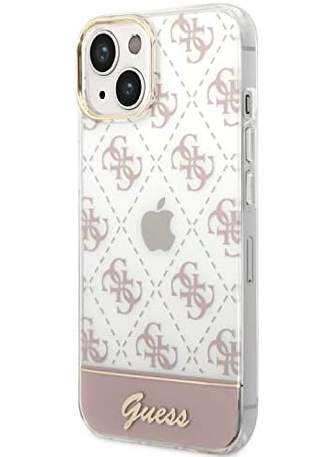 GUESS Guess 4G Electro Script Hard Case For Iphone 14 Max 6.7" Pink Guhcp14Mhg4Mhp - Image 2
