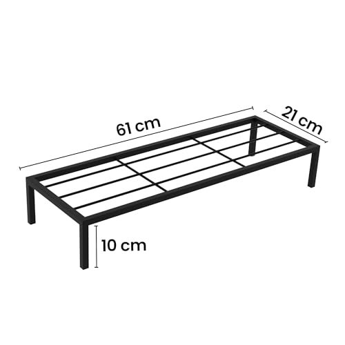 WonderStand Alpha Metal Plant Stand for Living Room | Planter Stand for Balcony Indoor & Outdoor (Black, Set of 4) - Image 5