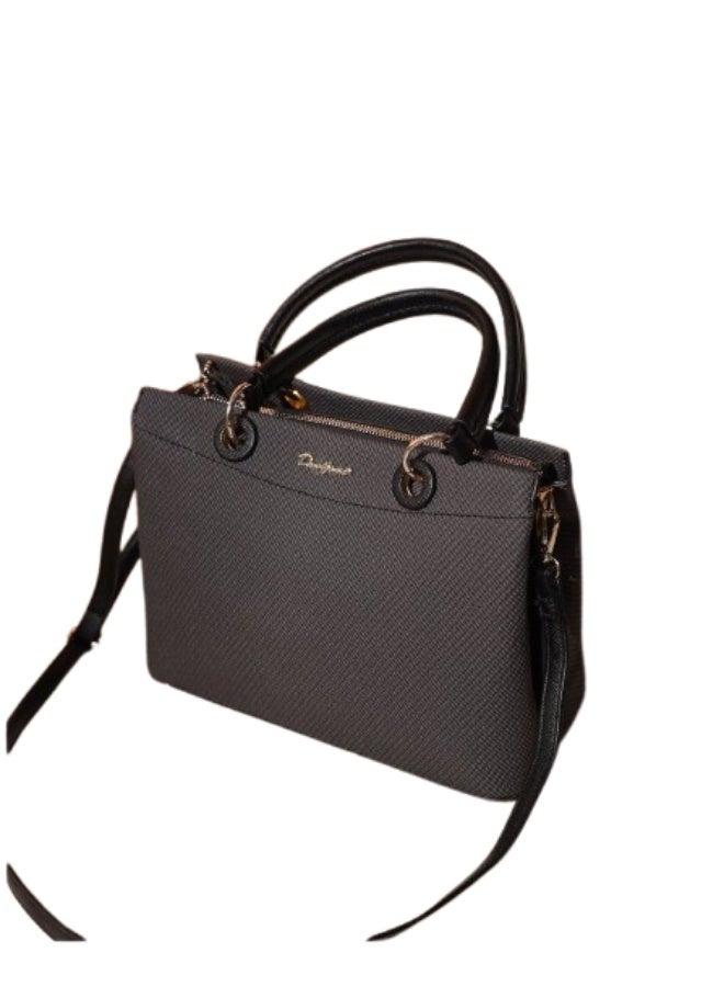 Luxury women's handbag, black color