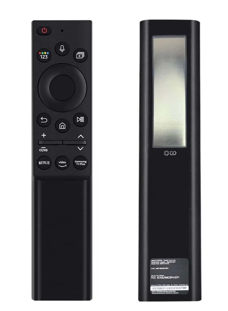 ELTRAZONE BN59-01357A Original Voice Remote Control – Solar Charging and USB-C Rechargeable Replacement for Samsung 2021-2023 Smart TVs, Also Compatible with BN59-01358F, Ergonomic Design with Quick Access Buttons for Seamless Navigation - Image 1