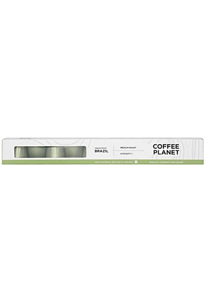 Coffee Capsules Single Origin BRAZIL - 10 Capsules
