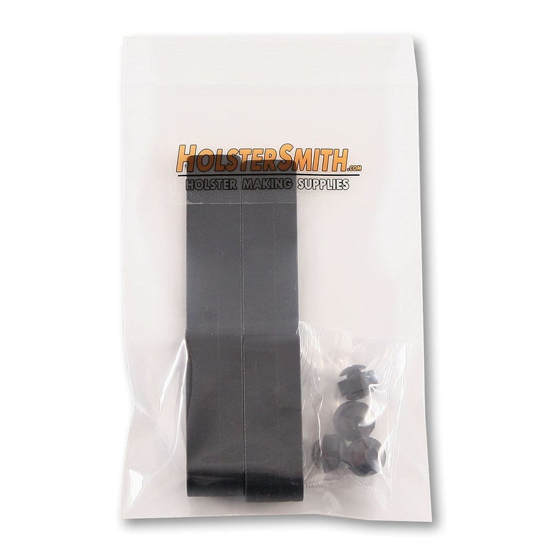 HolsterSmith Drop Style Holster Belt Clips - (for 1.75 Inch Belts) - (with Mounting Hardware) - (USA Design) - (2 Pack) - for Holster Making & Hobby - Image 5