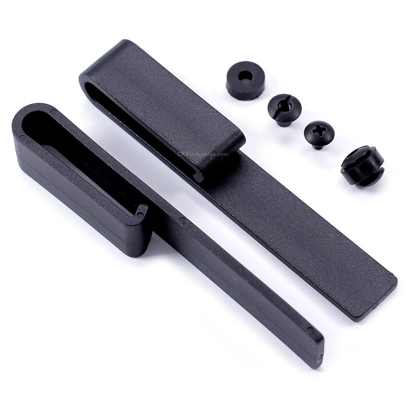 HolsterSmith Drop Style Holster Belt Clips - (for 1.75 Inch Belts) - (with Mounting Hardware) - (USA Design) - (2 Pack) - for Holster Making & Hobby - Image 3