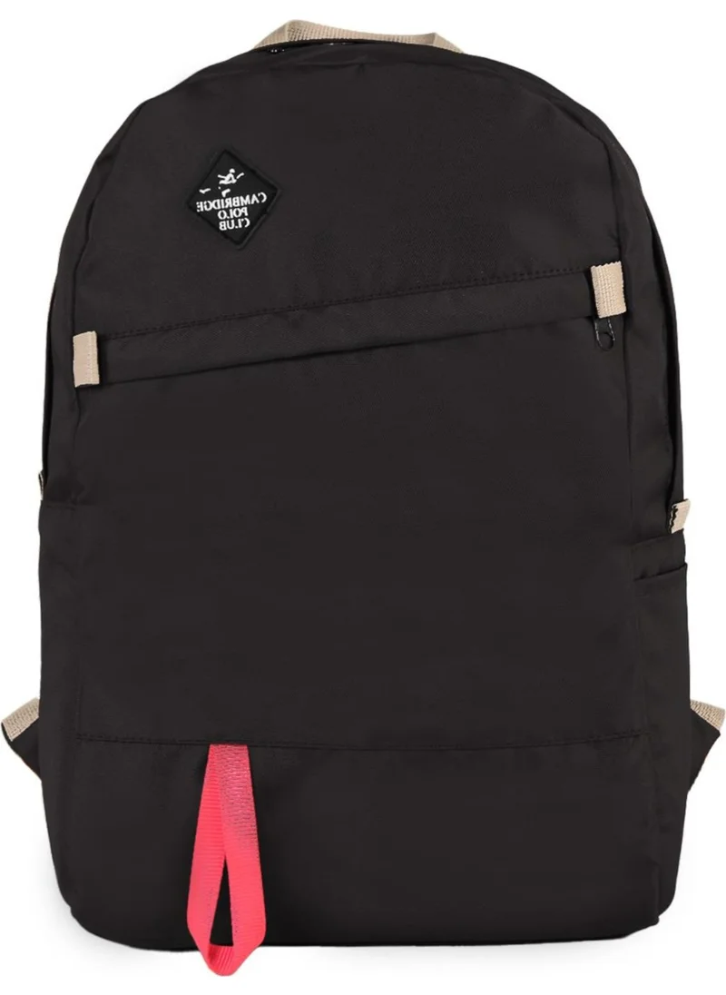ايلاتي Unisex Multi-Eye Daily Travel School Backpack Black 2102