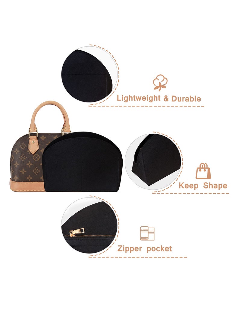 Excefore - Sturdy Purse Insert Organizer Bag in Bag Handbag, Tote Organizer, Inside Tote Pocketbook Women, Purse Insert Fits Alma BB PM Insert Tote Organizer for Women Purse Liner Purse in Purse - Image 1