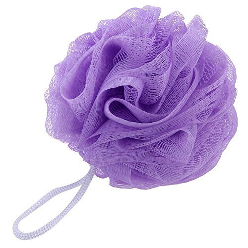 Kriwin Combo of 2 Bath Loofah/Sponges/Scrubber/Puff/Luffa/Flannel (peachpurple) - Image 2