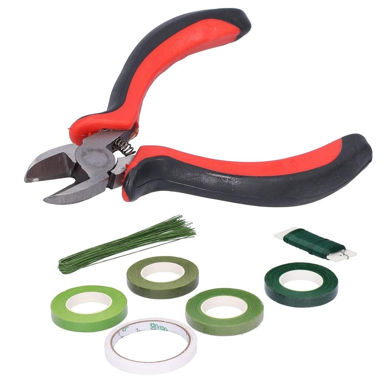 Floral Arrangement Kit 8Pcs with Double Sided Tape Wire for Wedding Bouquet DIY - Image 4