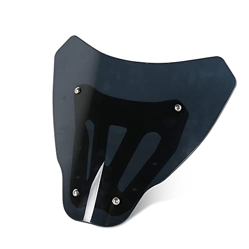 OXLLONE MT-07 FZ-07 2024 Windshield Protection Cover Motorcycle Windscreen Deflector with Bracket for MT07 FZ07 MT FZ 07 2021 2022 2023 2024- Dark Gray - Image 4