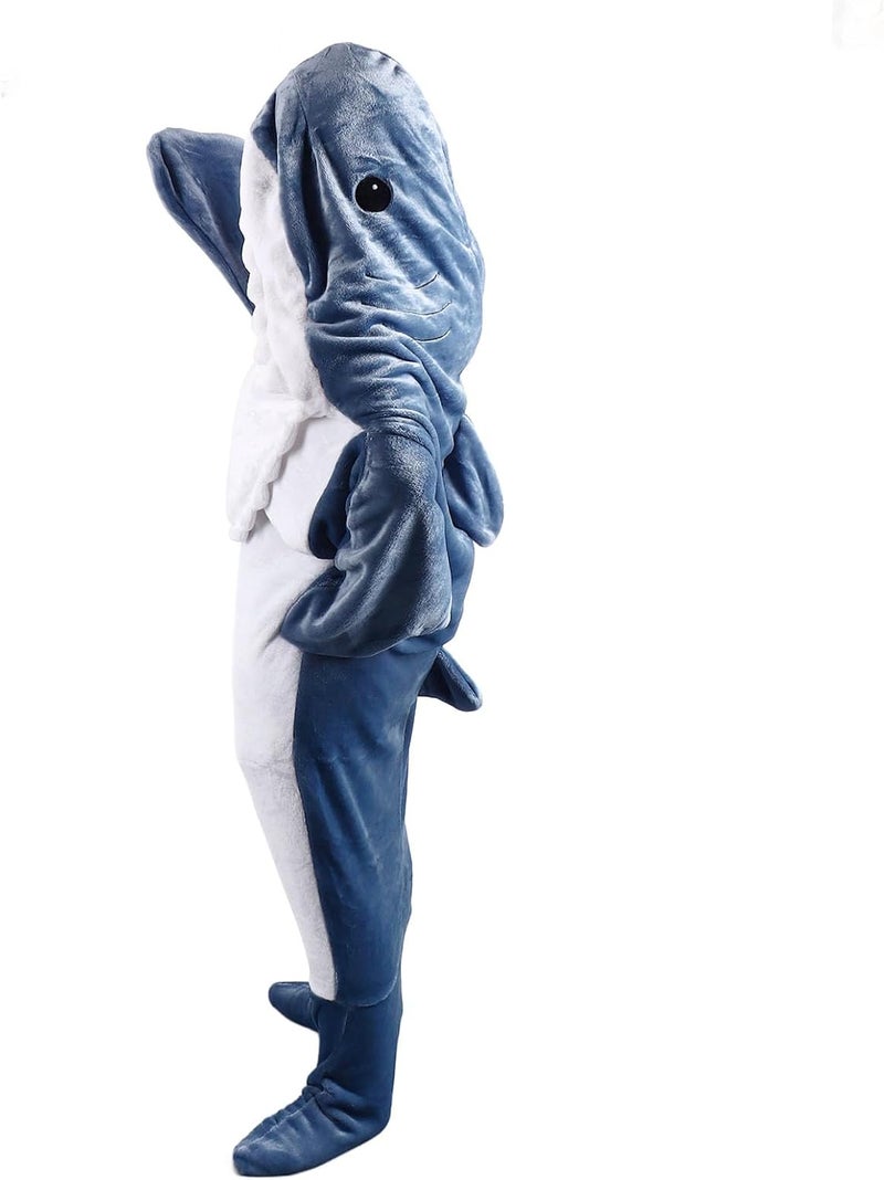 Sleeping Bag Creative Cozy Hooded Blanket for Lovers Costume for Movie Nights Flannel Adult Women Men - Image 2