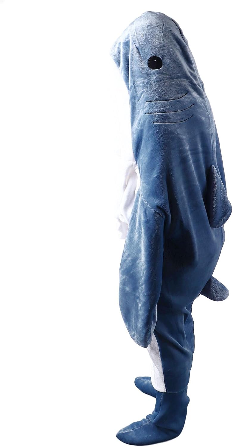 Sleeping Bag Creative Cozy Hooded Blanket for Lovers Costume for Movie Nights Flannel Adult Women Men - Image 3