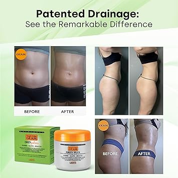 guam GUAM Cellulite Seaweed Mud Dren Plus for Legs Buttocks Arms 500g Anticellulite Body Mask Target Fat Deposits Swelling and Signs of Aging Slimming Skin Firming Antioxidant Cellulite Remover - Image 5