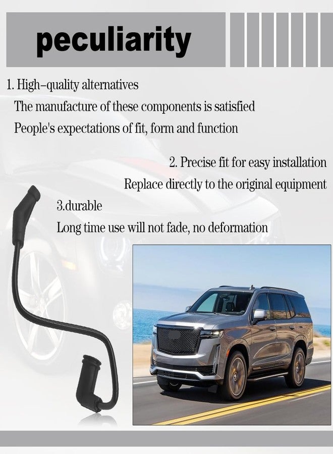 NOTISH Fuel Pressure Regulator Vacuum Line Tube Compatible With GMC Cadillac Buck Chevrolet Silverado Suburban Tahoe Colorado Avalanche Yukon 4.8L 5.3L 6.0L 1999-2005 Replaces 17113556 - Image 5