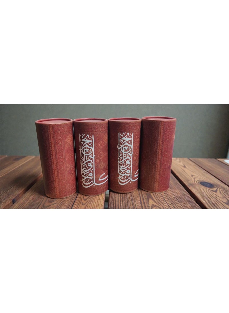 أد 4 علب مناديل ورقية بتصميم رمضاني، تحتوي كل علبة على 40 منديلاً ورقياً ناعماً. - Image 1