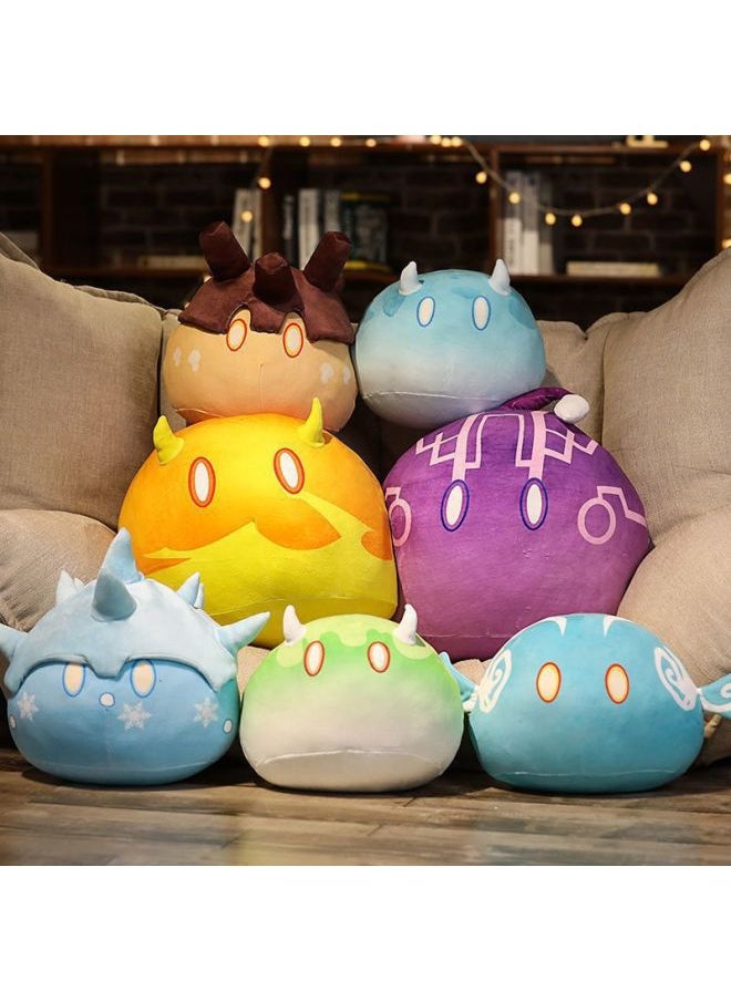 Generic - Second-dimensional S Original God Game Surrounding Animation Slime Plush Toy Sleeping Doll Pillow Cushion For Boys And Girls-Specification:Eye Of God: Rock-Color:Pillow: 35cm [flagship Store Quality] - Image 1