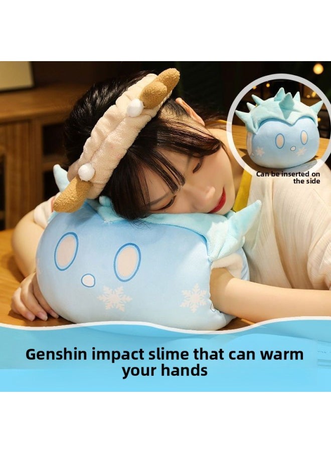 Generic - Second-dimensional S Original God Game Surrounding Animation Slime Plush Toy Sleeping Doll Pillow Cushion For Boys And Girls-Specification:Eye Of God: Rock-Color:Pillow: 35cm [flagship Store Quality] - Image 1