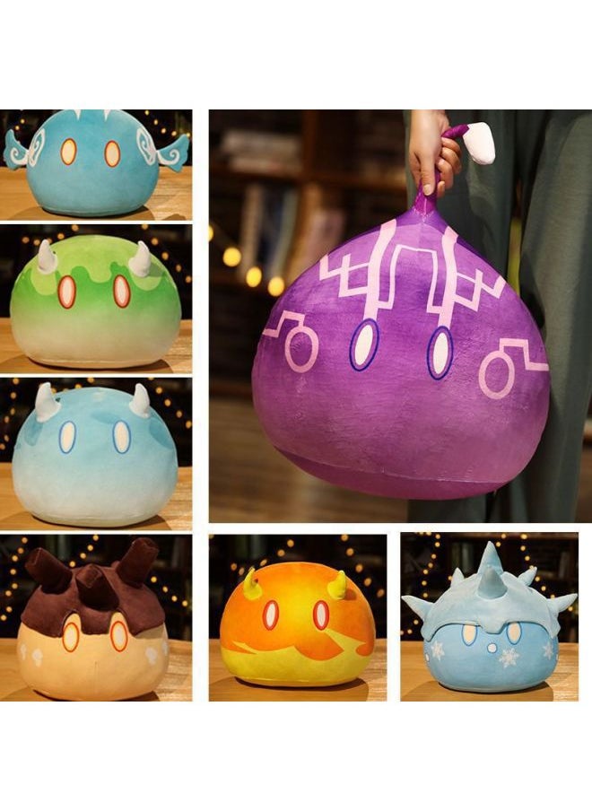 Generic - Second-dimensional S Original God Game Surrounding Animation Slime Plush Toy Sleeping Doll Pillow Cushion For Boys And Girls-Specification:Eye Of God: Rock-Color:Pillow: 35cm [flagship Store Quality] - Image 1