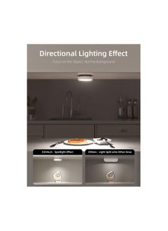 EZVALO EZVALO EzLumiPuck Pro Group Control Under Cabinet Lights with Remote  - Image 3