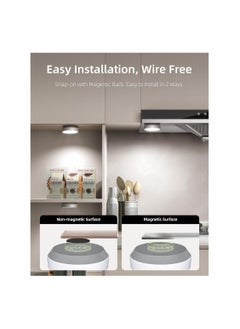 EZVALO EZVALO EzLumiPuck Pro Group Control Under Cabinet Lights with Remote  - Image 2