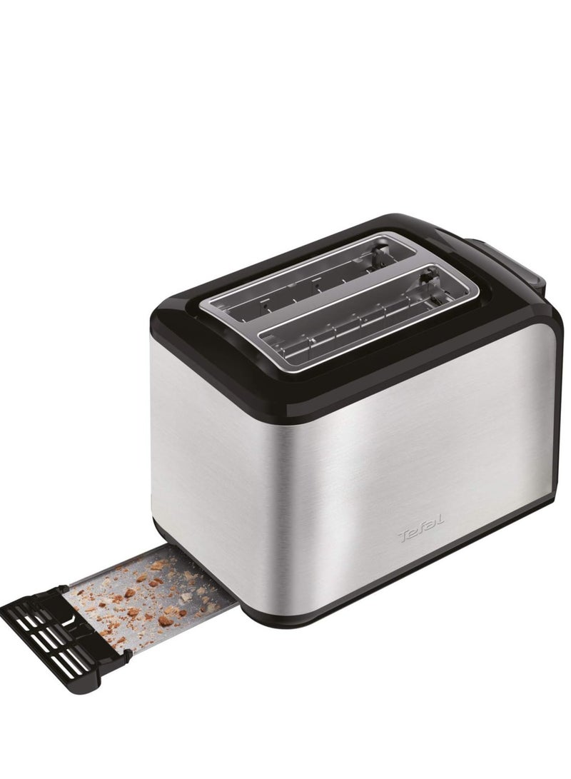 Tefal Express TT410D 2slice(s) 850W Black, Stainless Steel Toaster - Toasters 850 W TT410D Black - Image 4