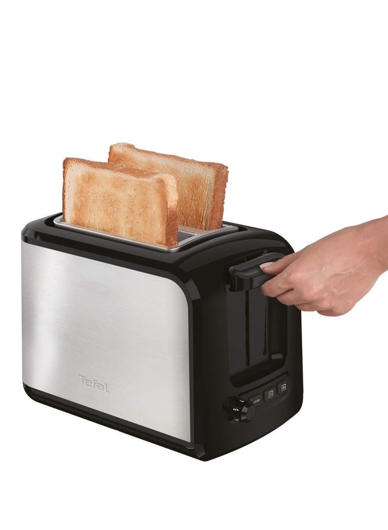 Tefal Express TT410D 2slice(s) 850W Black, Stainless Steel Toaster - Toasters 850 W TT410D Black - Image 2