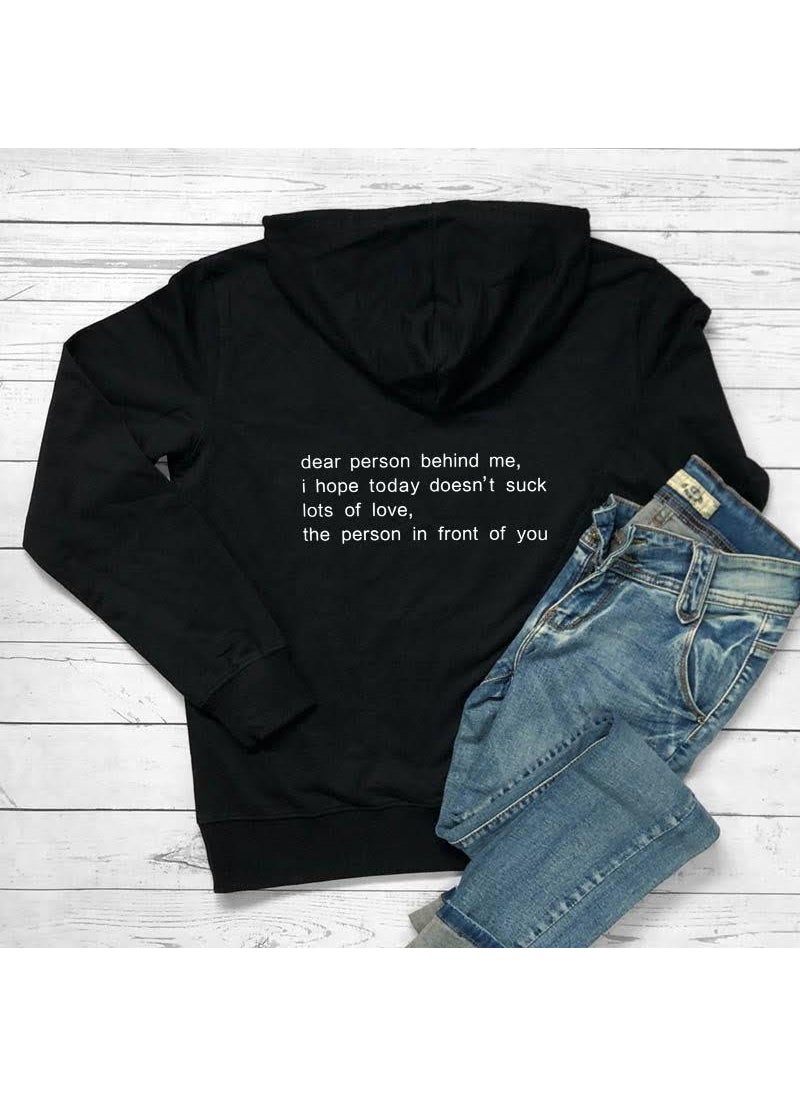 Generic - Dear Person Behind Me Hoodie Lots Of Love Pink - Image 1