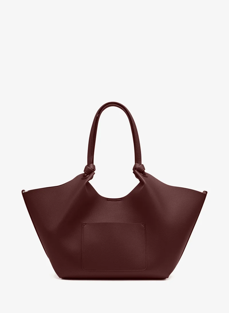 دكني حقيبة يد علوية بشعار باولا