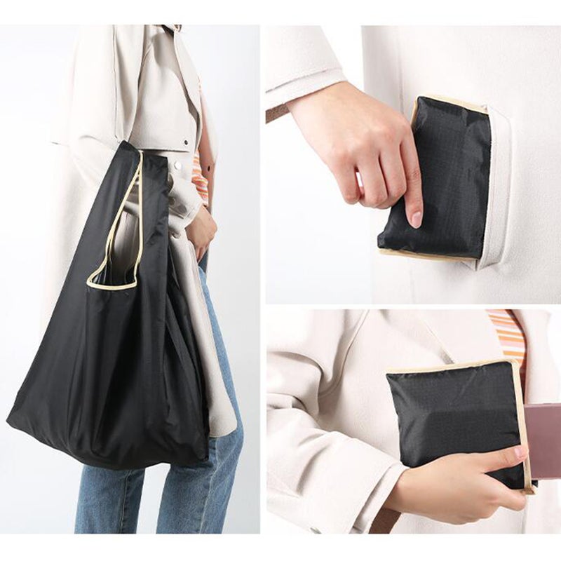 1pc Oxford Cloth Shopping Bag Shopping Bag Foldable Storage Bag Grocery Bags Reusable Shopping Pouch - Image 2
