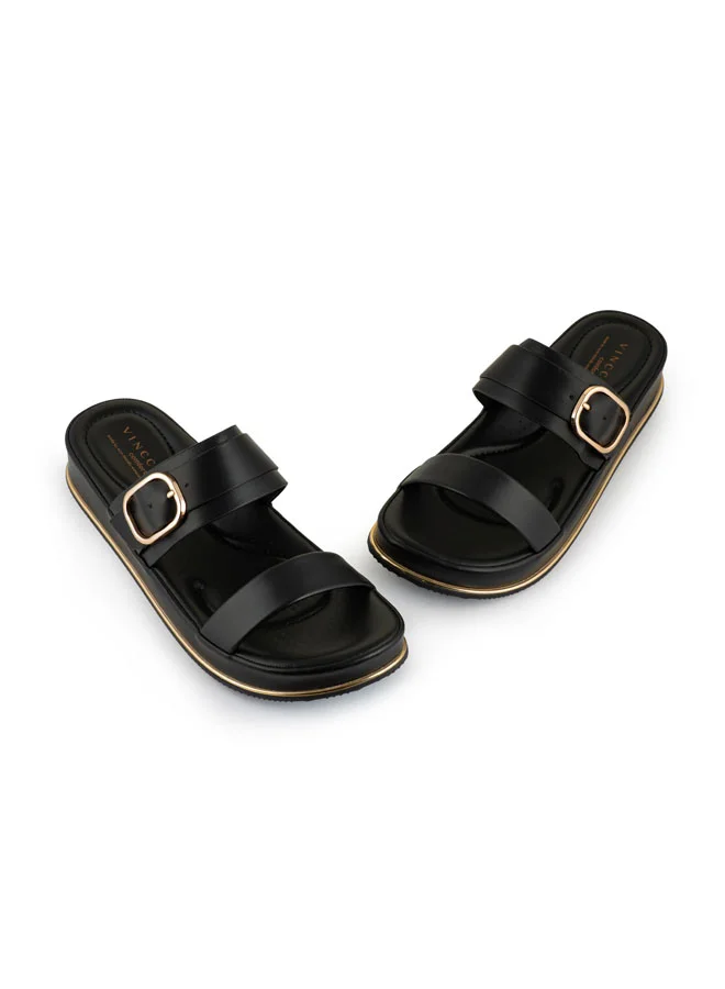 Vincci Women Multi Strap Wedge Sandals