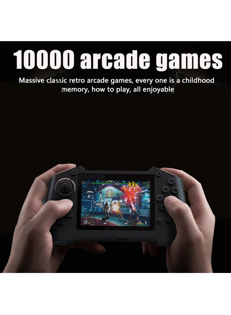 DY14 Retro Game Console 32G 10000 Games Handheld Game Console Supports Dual Game Controllers 10000 Mah Power Bank (Black) - Image 2