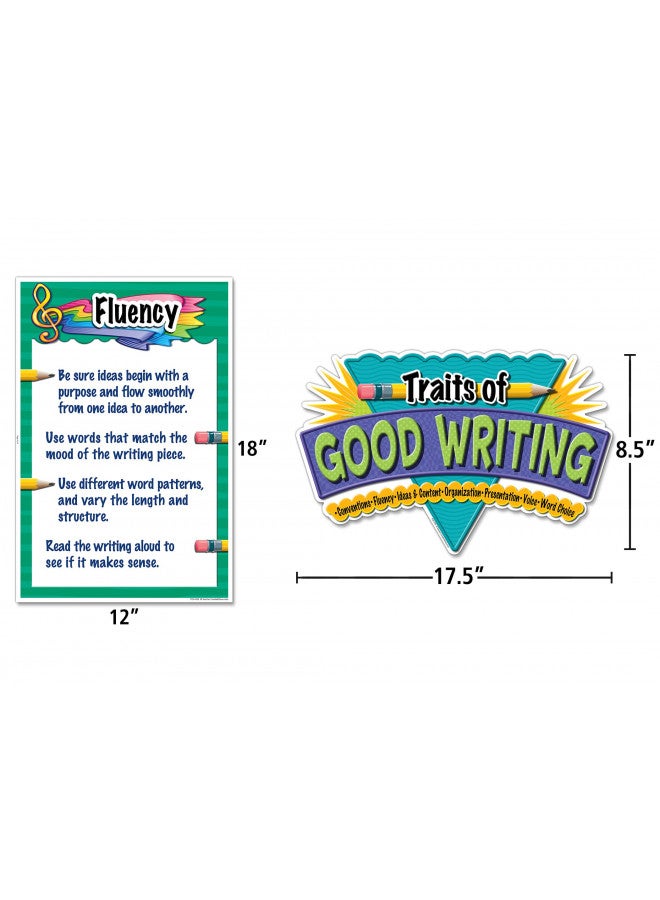 Teacher Created Resources Traits of Good Writing Bulletin Board, 12" x 18" - Image 3