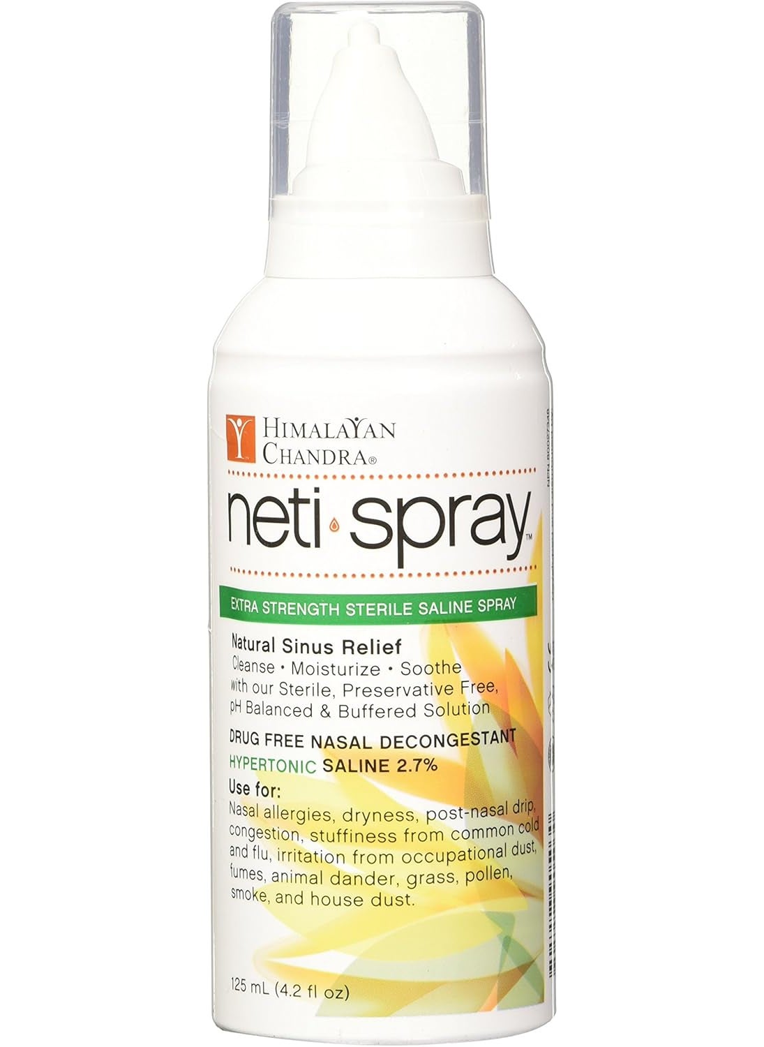 Himalayan Chandra Himalayan Chandra Hypertonic Adult Neti Spray, 4.2 Ounce 