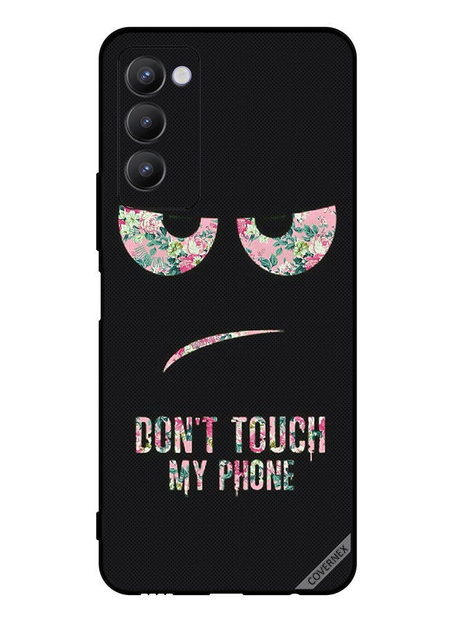 Covernex Protective Case Cover For Tecno Camon 18 Don't Touch My Phone Floral - Image 1