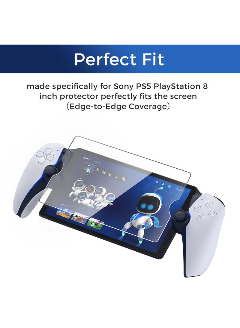 3 Pack Screen Protector for Sony Playstation PS5, Ultra HD Anti-Fingerprint Tempered Glass, Bubble Free Film, Compatible with PS5 Portal Handheld Gaming Console - Image 2
